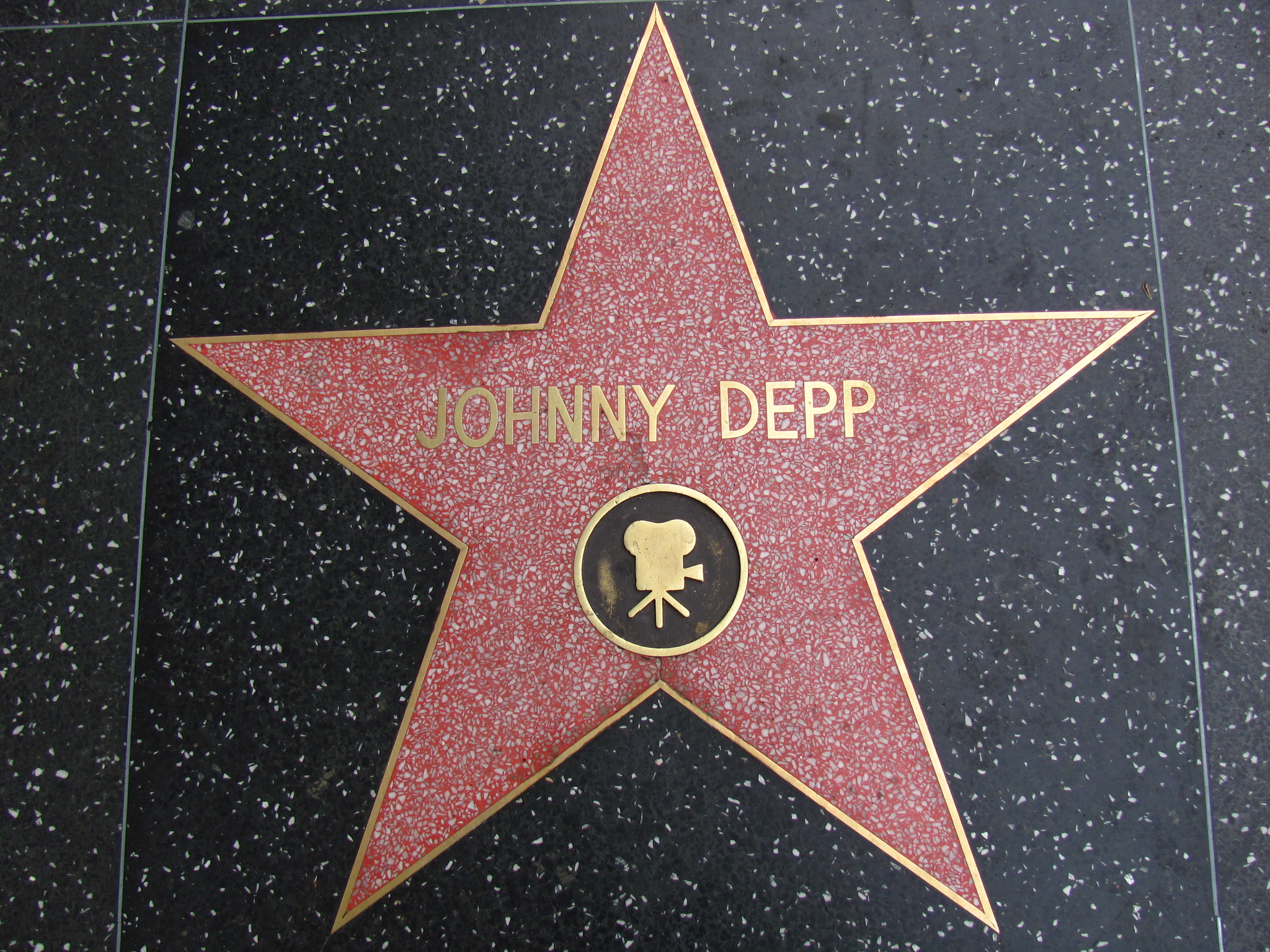 Johnny Depp Star on Hollywood Walk of Fame